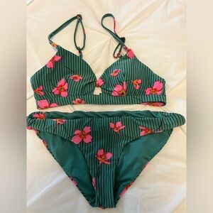 Cute flower billabong 2 piece bikini
